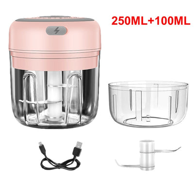 Mini Electric Food Crusher for Kitchen - GOLDENDSW