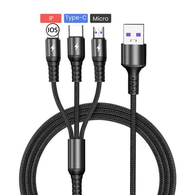 Retractable Charging Cable for iPhone, Android - GOLDENDSW