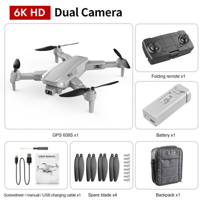 4k Professional 6K HD Dual Camera Drone - GOLDENDSW