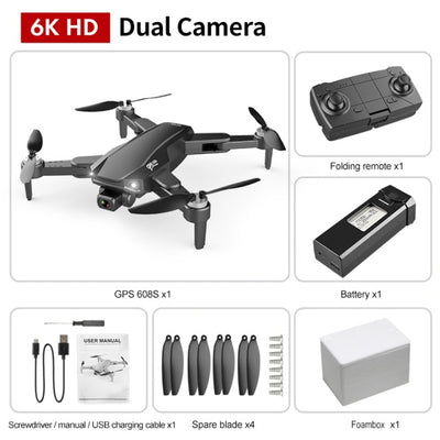 4k Professional 6K HD Dual Camera Drone - GOLDENDSW