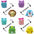 New Fidget Toys Flip Gift Box Cute Pet Pinch Animal Silicone Toy Expression Emotional Silicone Decompression To Adult Kid Toy