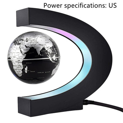 Novelty Magnetic Levitation Globe LED World Map Magnetic Levitation Floating Globe Electronic Creative Christmas Gifts for Kids