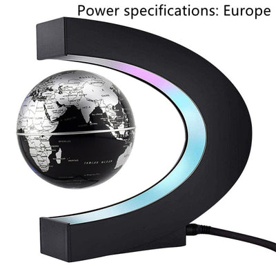 Novelty Magnetic Levitation Globe LED World Map Magnetic Levitation Floating Globe Electronic Creative Christmas Gifts for Kids