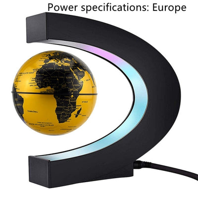 Novelty Magnetic Levitation Globe LED World Map Magnetic Levitation Floating Globe Electronic Creative Christmas Gifts for Kids