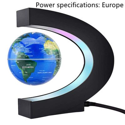 Novelty Magnetic Levitation Globe LED World Map Magnetic Levitation Floating Globe Electronic Creative Christmas Gifts for Kids
