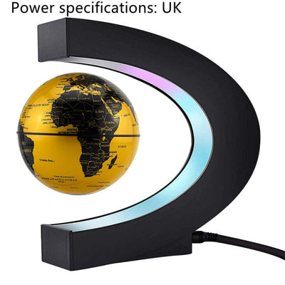 Novelty Magnetic Levitation Globe LED World Map Magnetic Levitation Floating Globe Electronic Creative Christmas Gifts for Kids