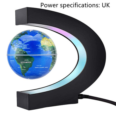 Novelty Magnetic Levitation Globe LED World Map Magnetic Levitation Floating Globe Electronic Creative Christmas Gifts for Kids