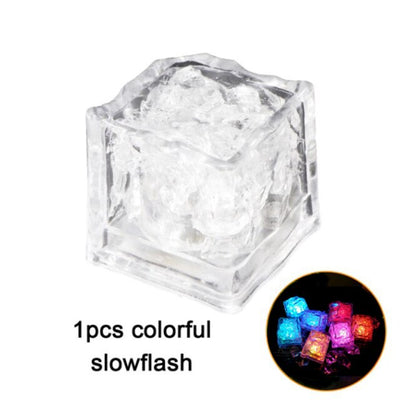 LED Ice Cubes Glowing Party Ball Flash Light Luminous Neon Wedding Festival Bar