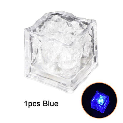 LED Ice Cubes Glowing Party Ball Flash Light Luminous Neon Wedding Festival Bar