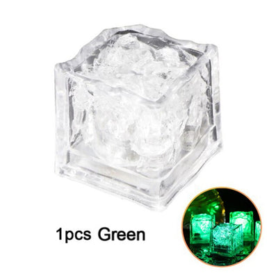 LED Ice Cubes Glowing Party Ball Flash Light Luminous Neon Wedding Festival Bar